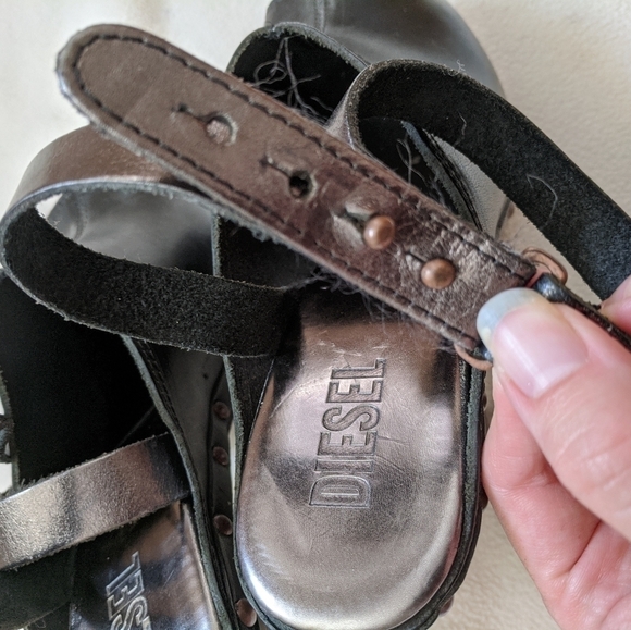 Diesel Moody Woody Yumu Peep Toe Mule platforms - Picture 7 of 12